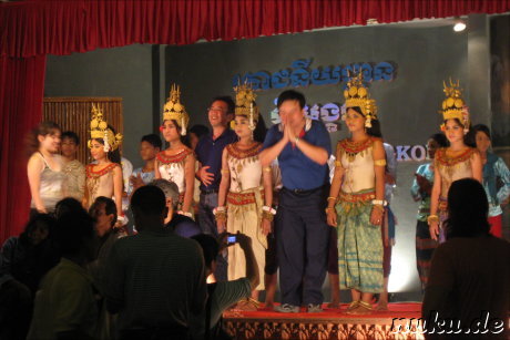 Traditioneller Apsara-Tanz im Jasmine Angkor, Siem Reap, Kambodscha