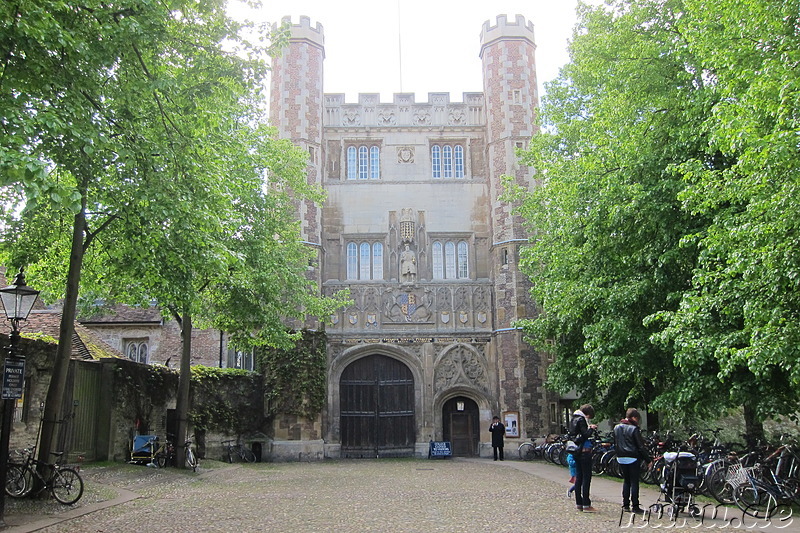 Trinity College in Cambridge, England