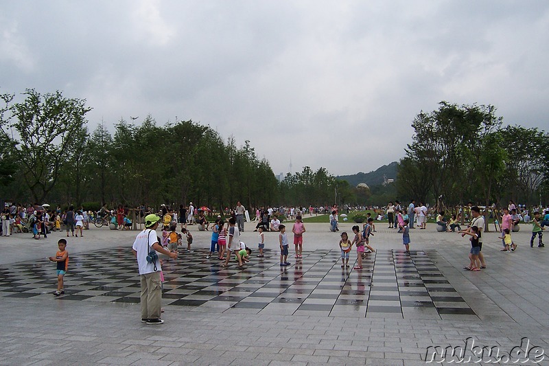 Ttuckseom Seoul Forest, Bodenspringbrunnen