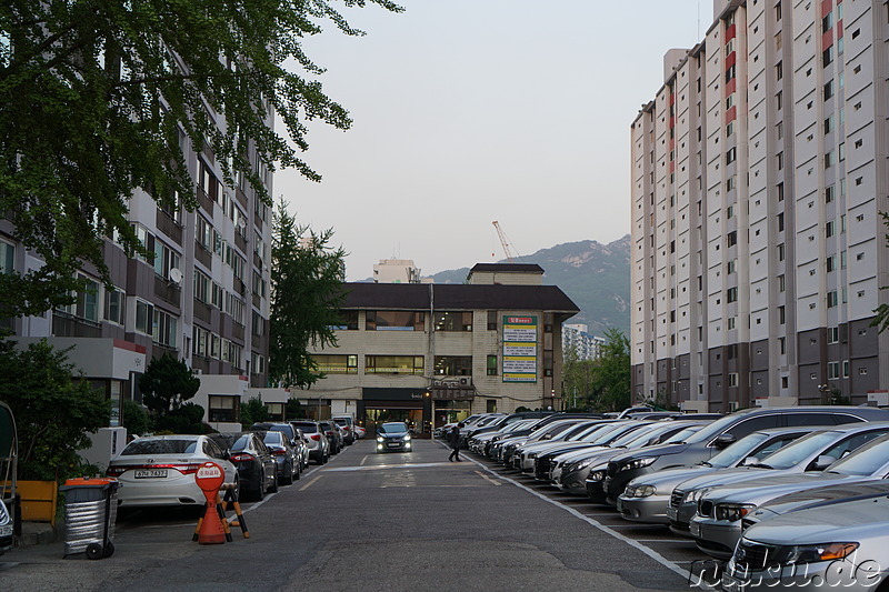 Typischer koreanischer Apartmentkomplex in Nowon, Seoul, Korea