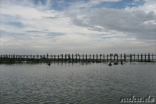 U-Bein-Bridge in Amarapura, Burma