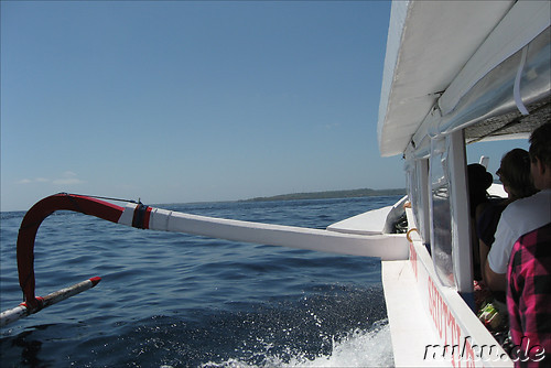 Ueberfahrt von Bali nach Nusa Lembongan