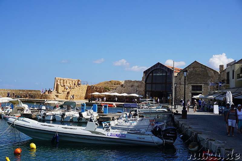Venezianischer Hafen in Chania auf Kreta, Griechenland