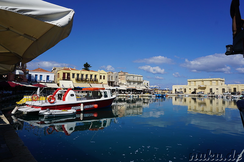 Venezianischer Hafen in Rethymno auf Kreta, Griechenland