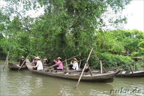 Vietnamesiche Frauen im Boot