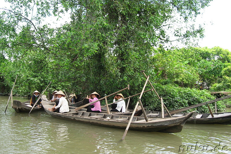Vietnamesiche Frauen im Boot