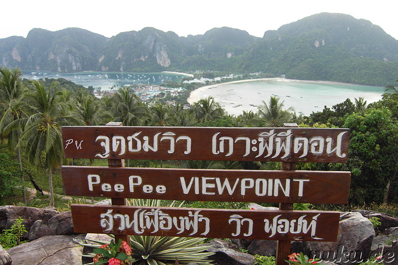 Viewpoint auf Ko Phi Phi, Thailand