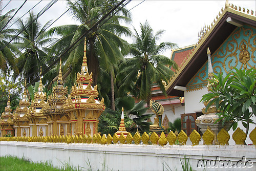 Wat Xieng Nyeun Tempel, Vientiane, Laos