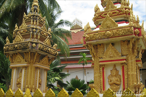 Wat Xieng Nyeun Tempel, Vientiane, Laos