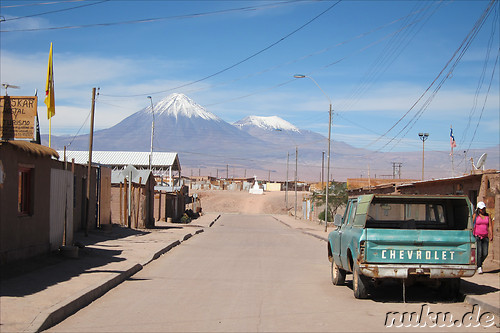 Wohnviertel hinter dem Sportfeld, San Pedro de Atacama, Chile