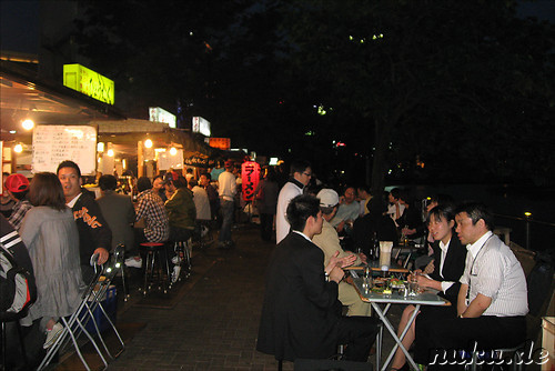 Yatai food stalls in Fukuoka, Japan