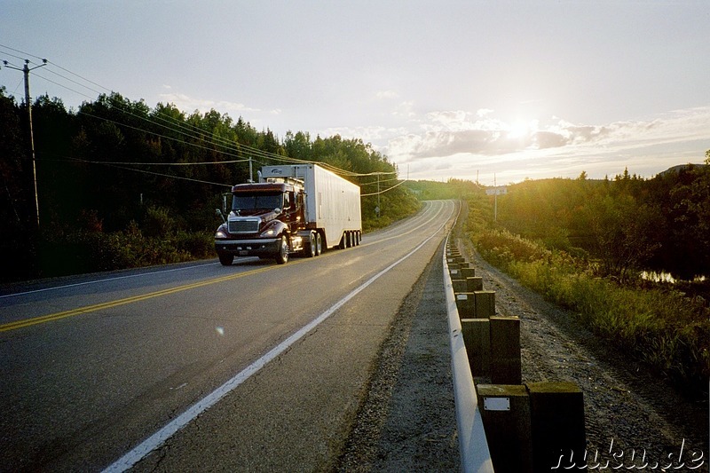 a road in canada