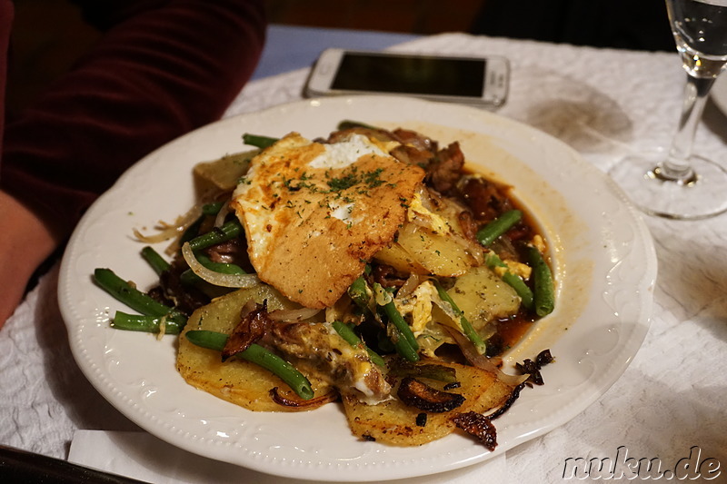 Abendessen im Sachranger Hof in Aschau, Bayern