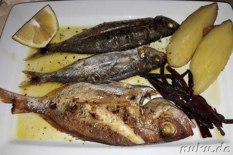 Abendessen in Plakias auf Kreta, Griechenland