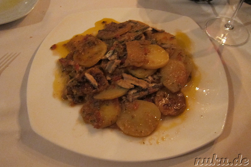 Abendessen in Vernazza, Italien