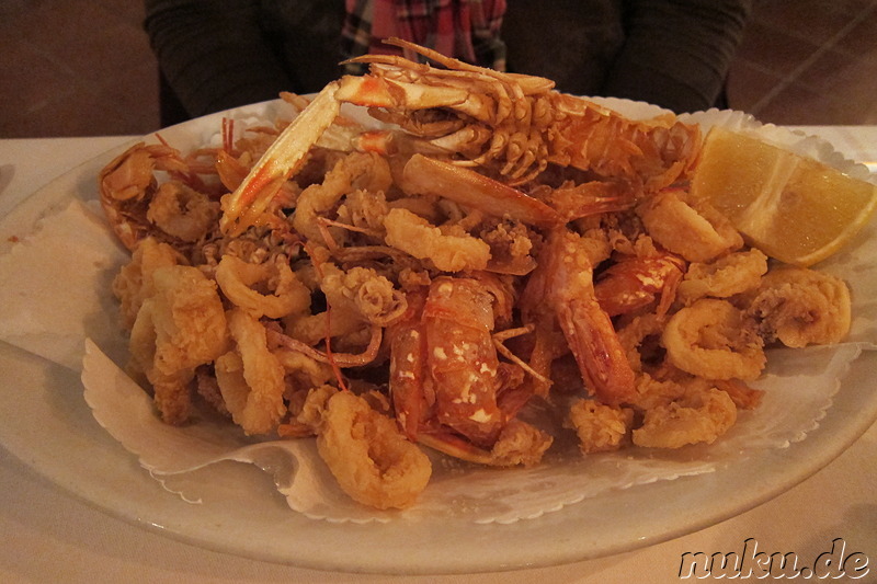 Abendessen in Vernazza, Italien