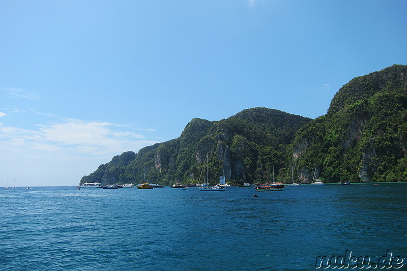 Abfahrt von Ko Phi Phi, Thailand