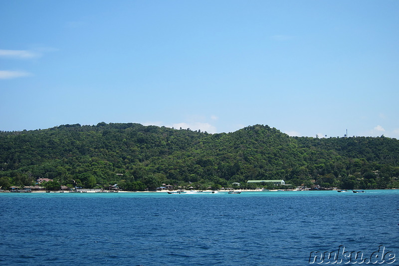 Abfahrt von Ko Phi Phi, Thailand