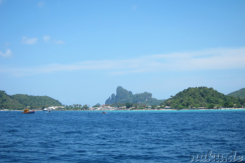 Abfahrt von Ko Phi Phi, Thailand