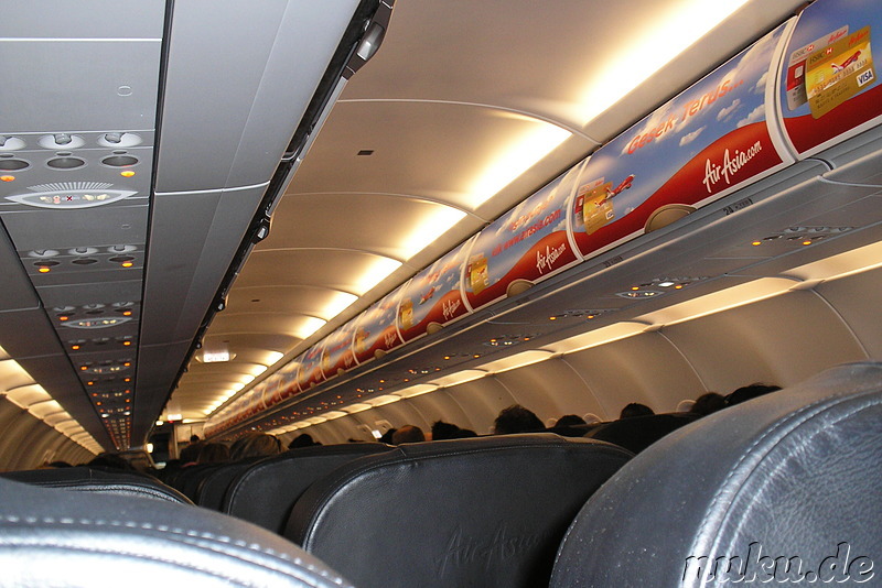 Air Asia Flug von Singapur nach Denpasar