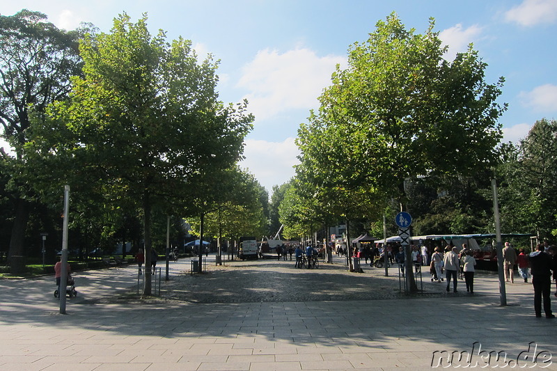 Albertplatz in Dresden, Sachsen