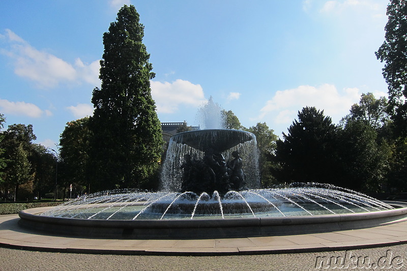 Albertplatz in Dresden, Sachsen