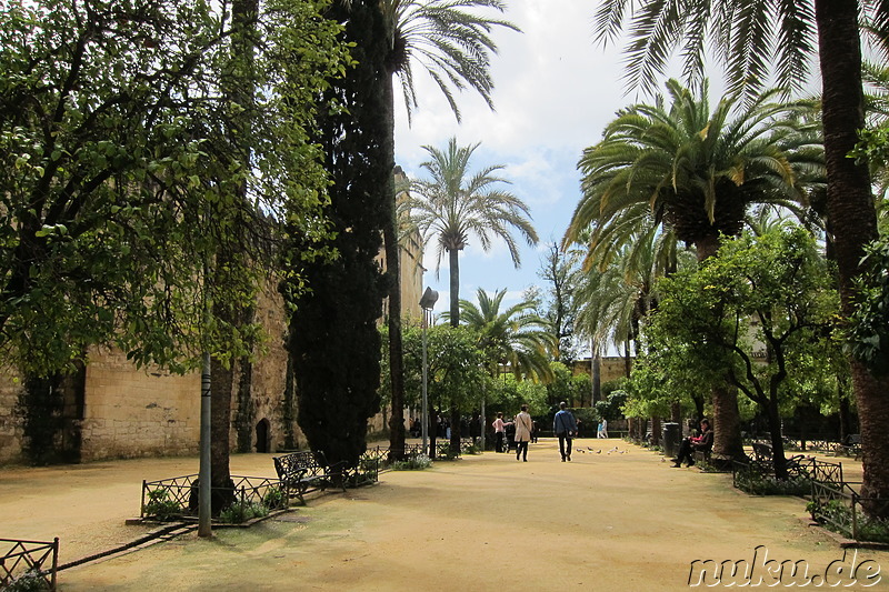 Alcazar de los Reyes Cristianos in Cordoba, Spanien