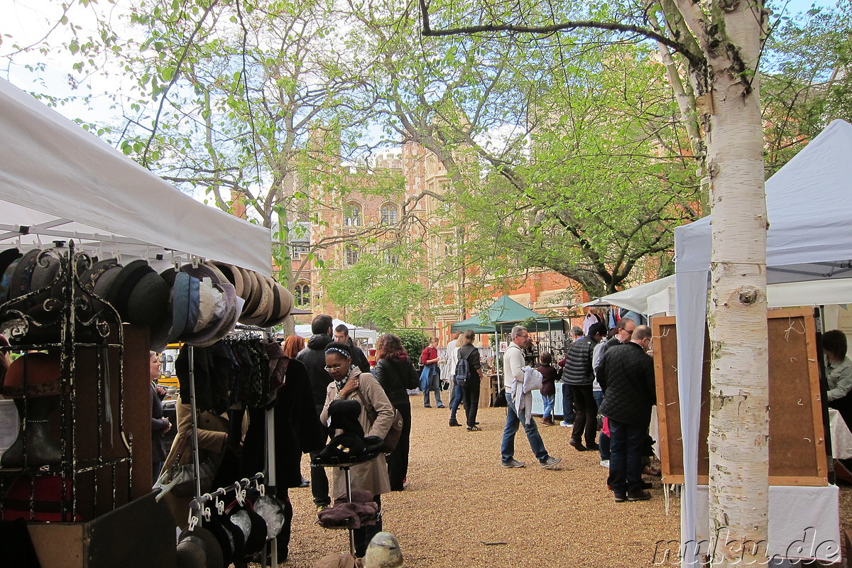 All Saints Garden Art and Craft Market Cambridge, England, Nordeuropa