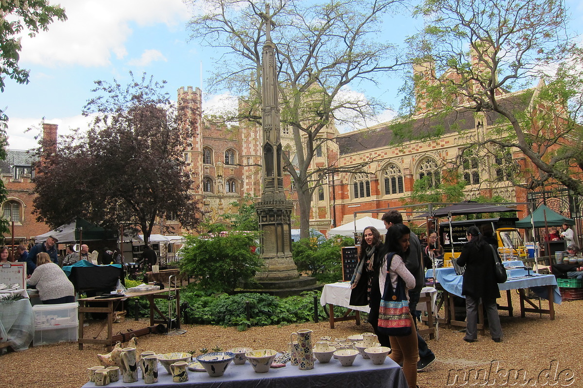 All Saints Garden Art and Craft Market Cambridge, England, Nordeuropa