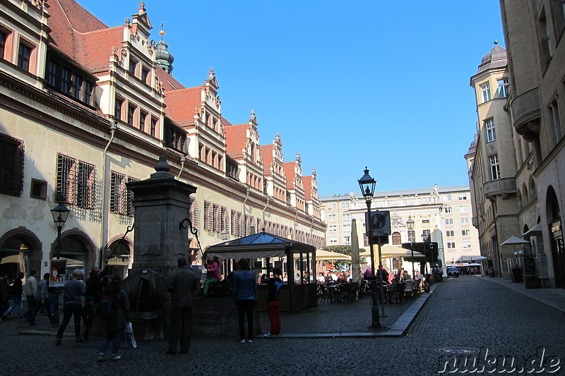 Alte Börse am Naschmarkt in Nikolaikirche in Leipzig, Sachsen