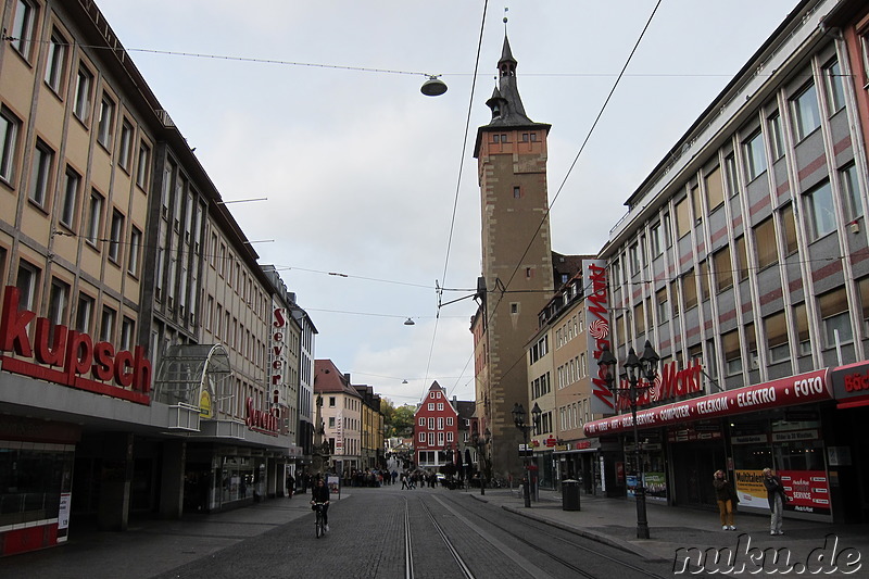 Alte Mainbrücke in Würzburg, Bayern