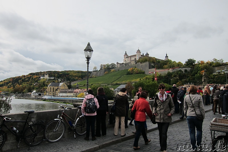 Alte Mainbrücke in Würzburg, Bayern