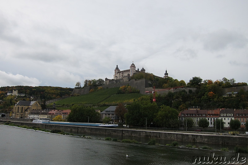 Alte Mainbrücke in Würzburg, Bayern