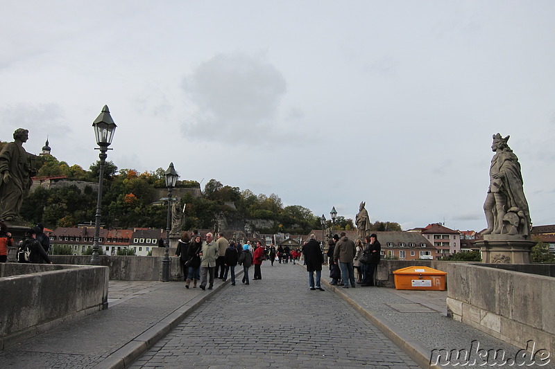 Alte Mainbrücke in Würzburg, Bayern