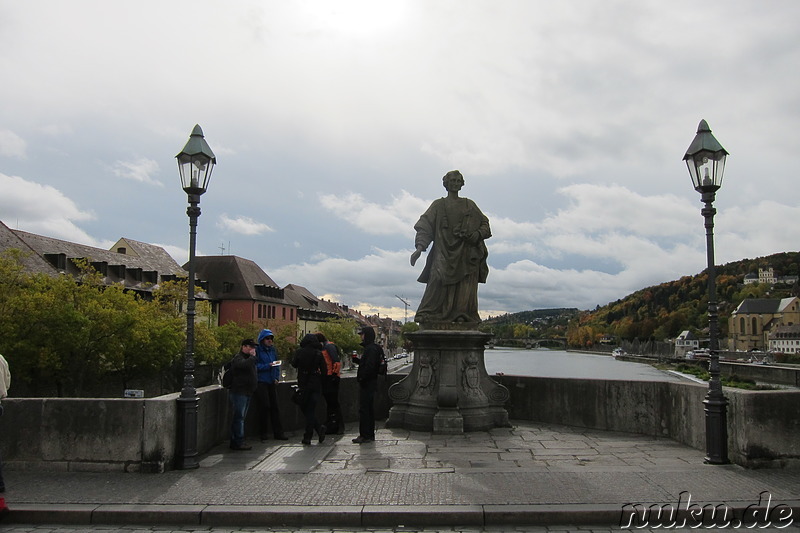 Alte Mainbrücke in Würzburg, Bayern