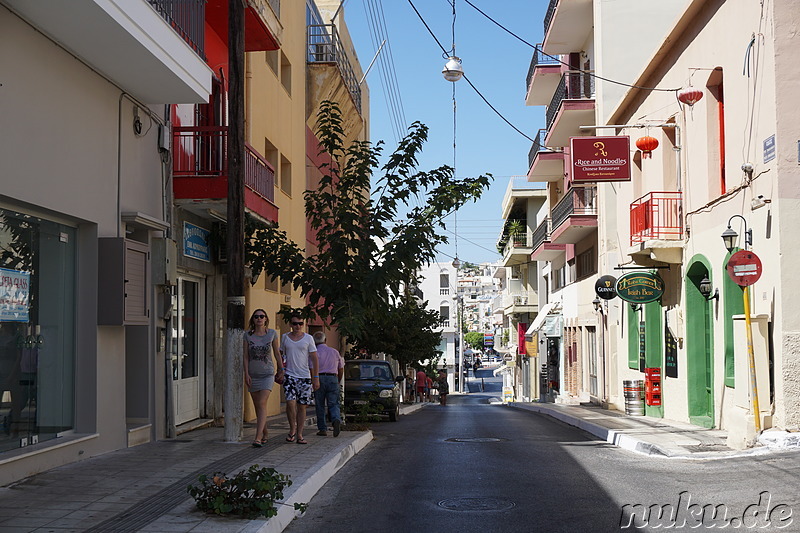 Altstadt von Agios Nikolaos auf Kreta, Griechenland