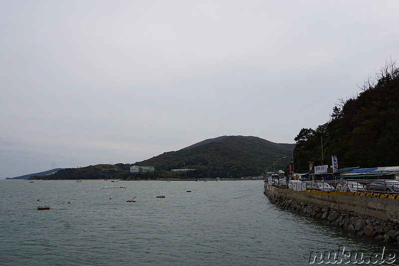 Am Bootsanleger Geunmuli Seonchakjang auf Muuido Island, Korea