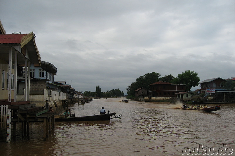 Am Bootsanleger in Nyaungshwe, Myanmar