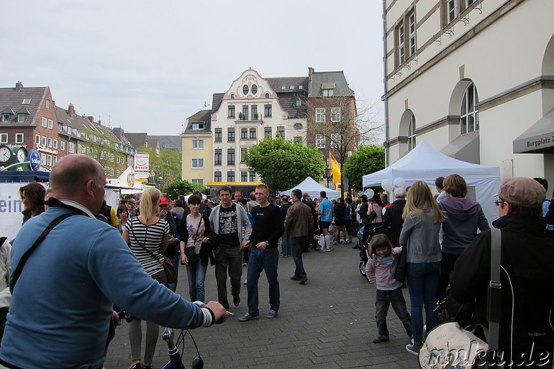 Am Burgplatz in Düsseldorf