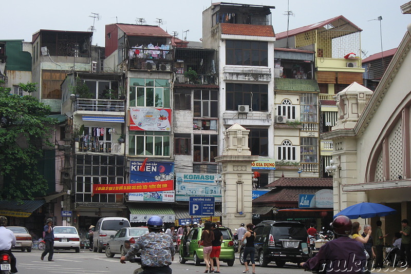 Am Cho Dong Xuan, Markt in Hanoi, Vietnam