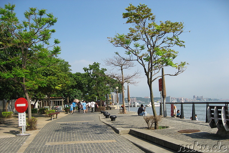 Am Danshui River in Xinbei-Danshui, Taiwan