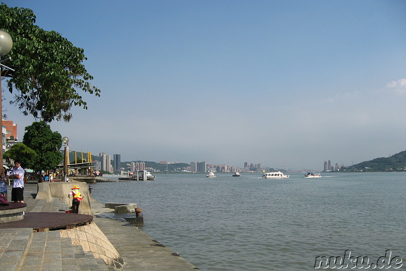 Am Danshui River in Xinbei-Danshui, Taiwan