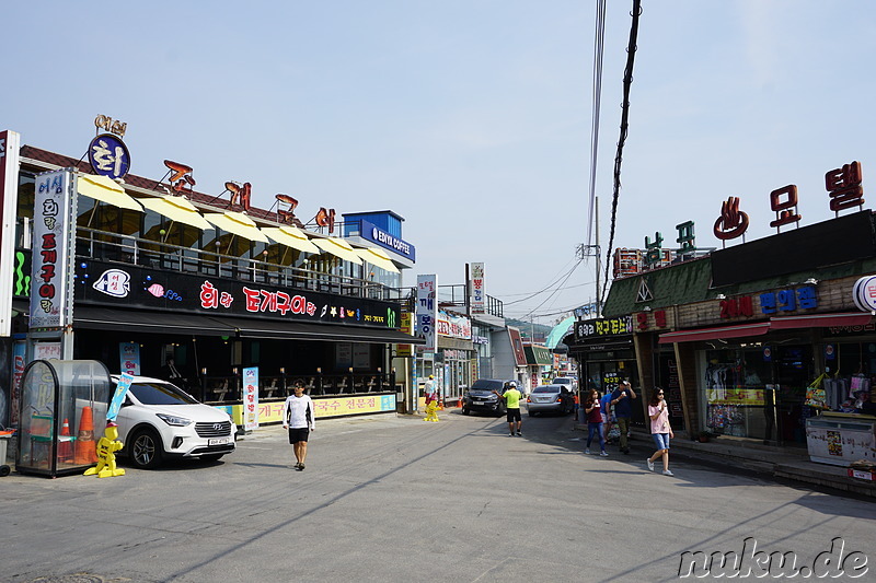 Am Eulwangli Strand (을왕리해수육장) auf der Insel Yeongjongdo (영종도) von Incheon, Korea