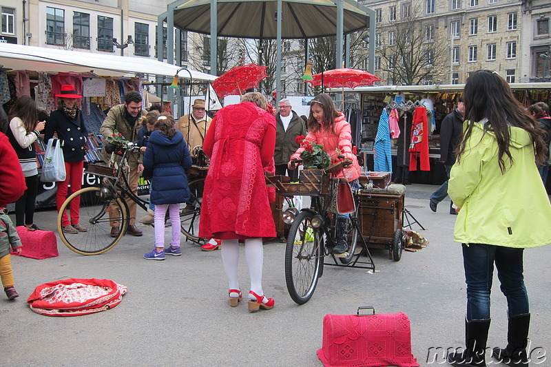 Am Groenplaats in Antwerpen, Belgien