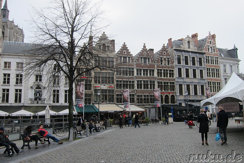 Am Grote Markt in Antwerpen, Belgien