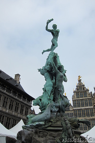 Am Grote Markt in Antwerpen, Belgien