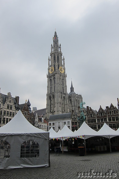 Am Grote Markt in Antwerpen, Belgien