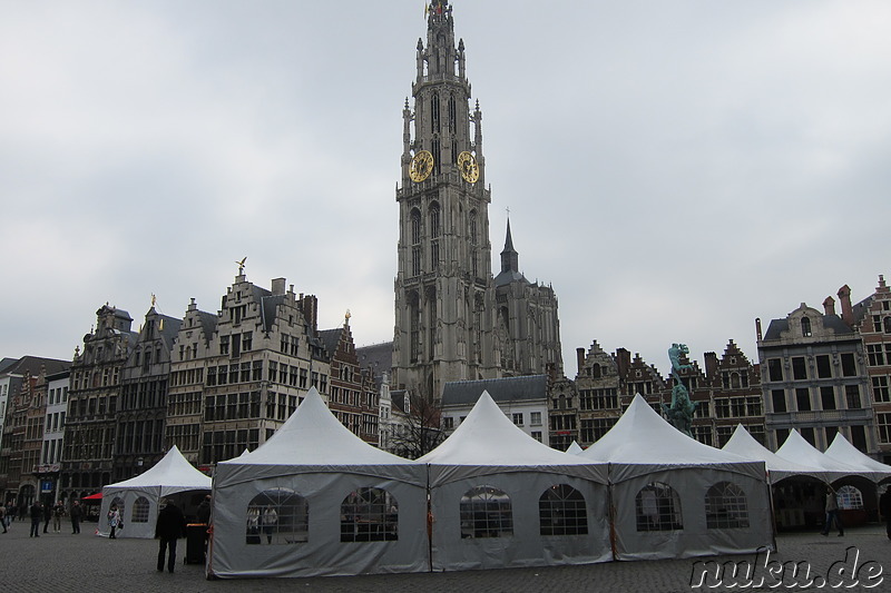 Am Grote Markt in Antwerpen, Belgien