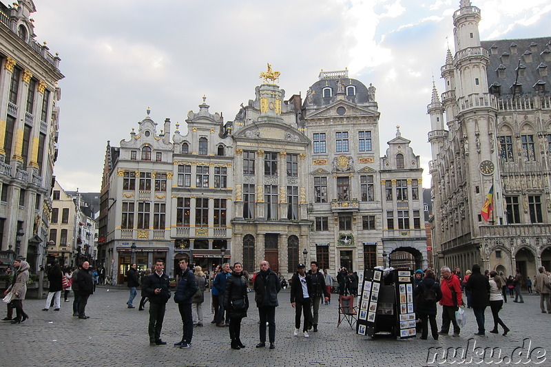 Am Grote Markt in Brüssel, Belgien