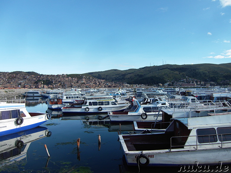 Am Hafen (Titicaca-See) von Puno, Peru